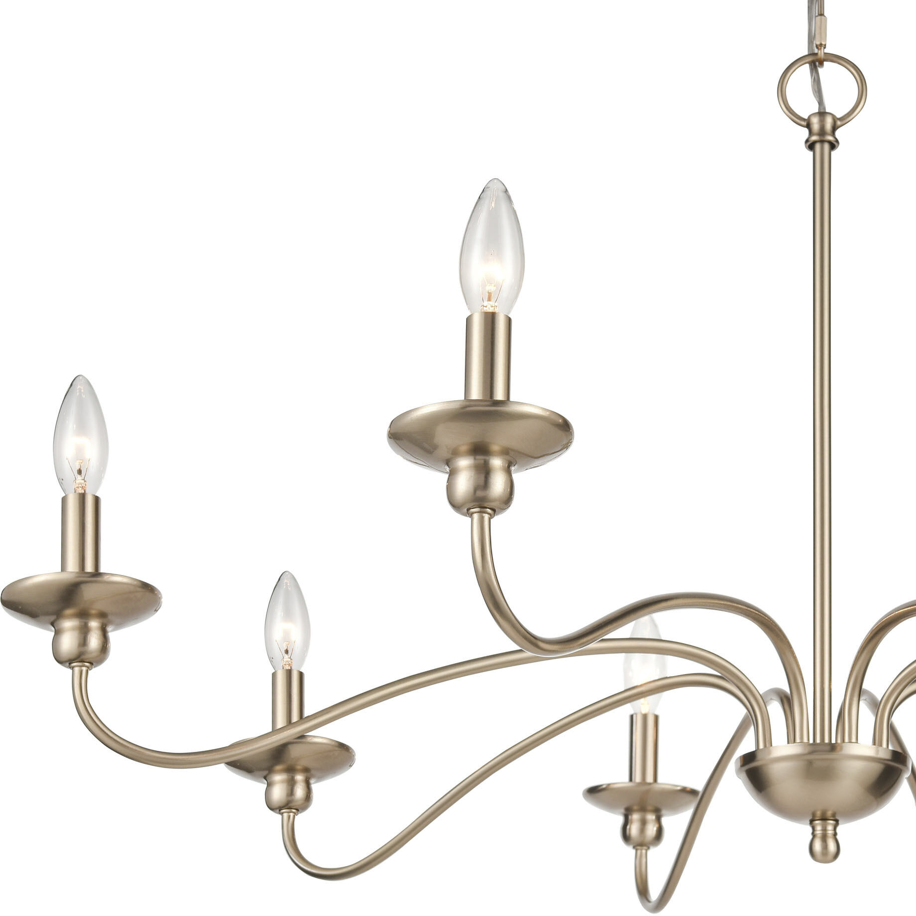 Delvona 8 Light 37.75 inch Modern Gold Chandelier Ceiling Light